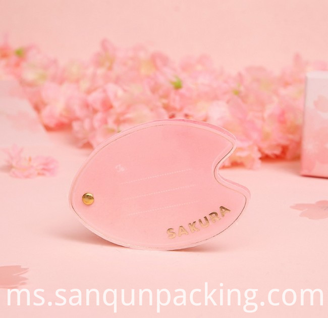Kad Ucapan Merah Jambu Kecil Small Pink Greeting Card
